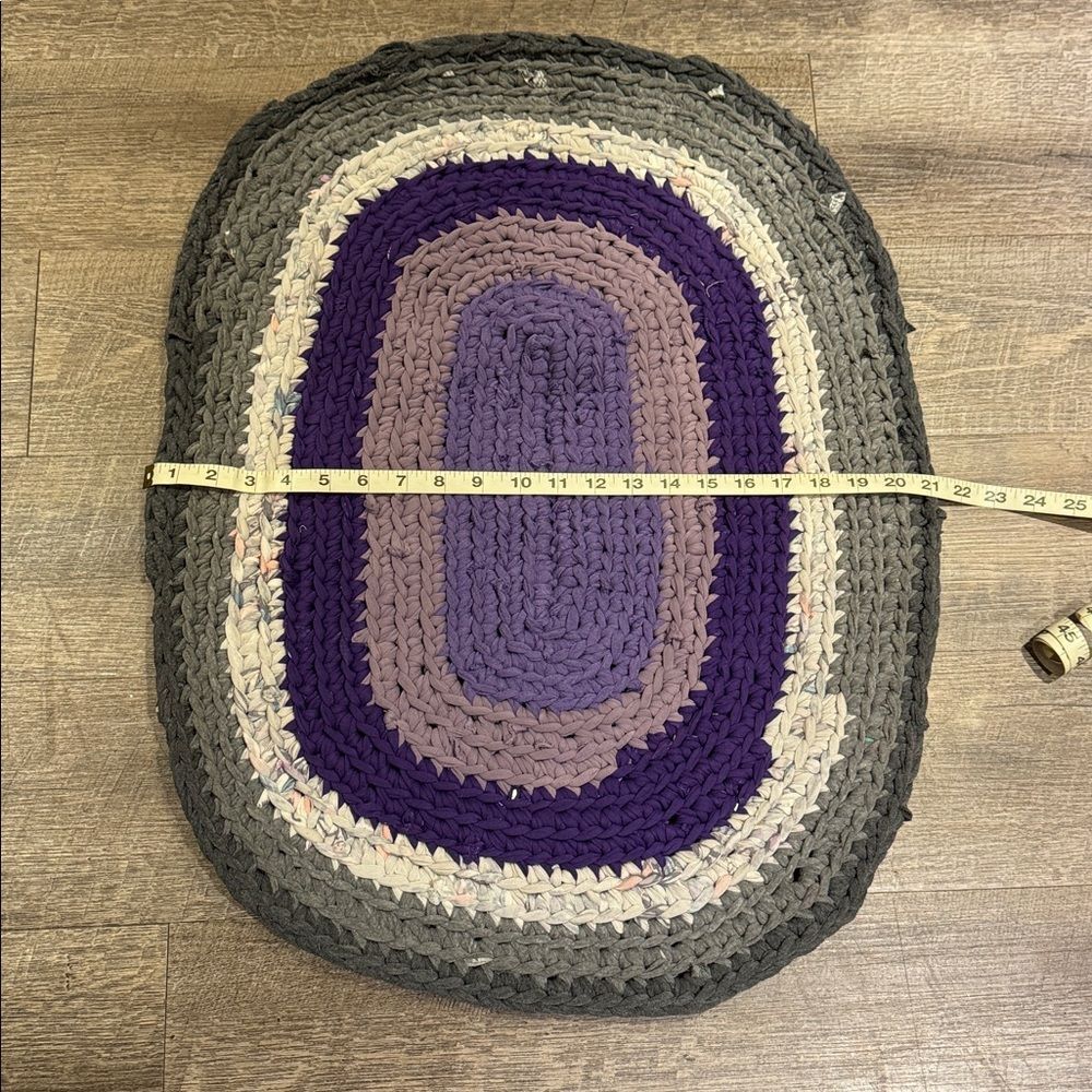 Mom's Up cycled Rug-‎ Made With 💕 - Picture 2 of 3